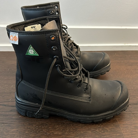 STC steel toe work construction boots - Picture 5 of 10